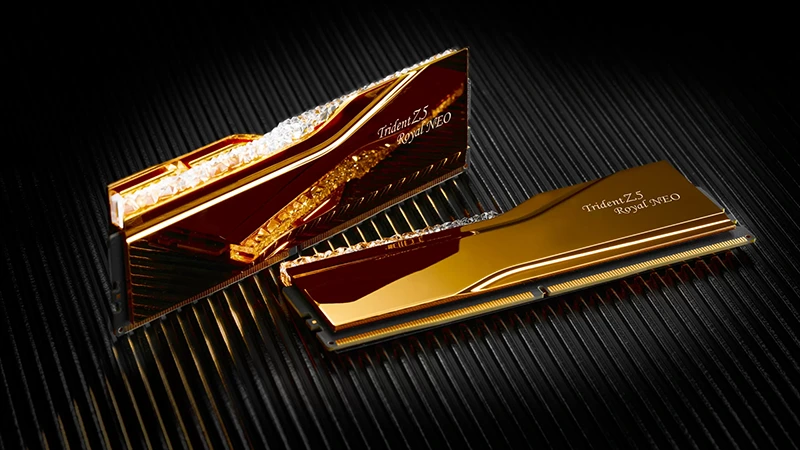 G.Skill uvedl 128GB kity, ale ne ledajaké. Jde totiž o 2×64GB konfiguraci DDR5-8000