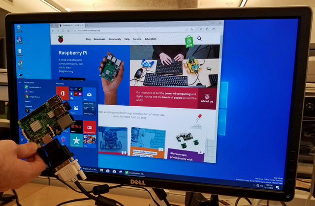 Windows 10 na Raspberry Pi v praxi
