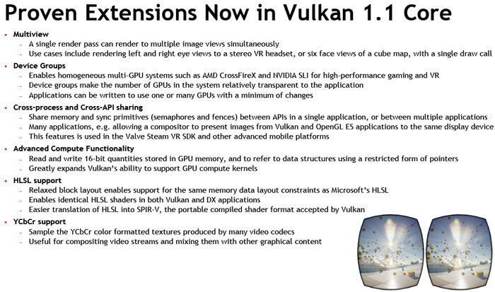 Khronos připravil Vulkan už ve verzi 1.1