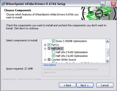 Výkon ovladačů nVidia: ForceWare 66.93 až 75.90 a modifikace