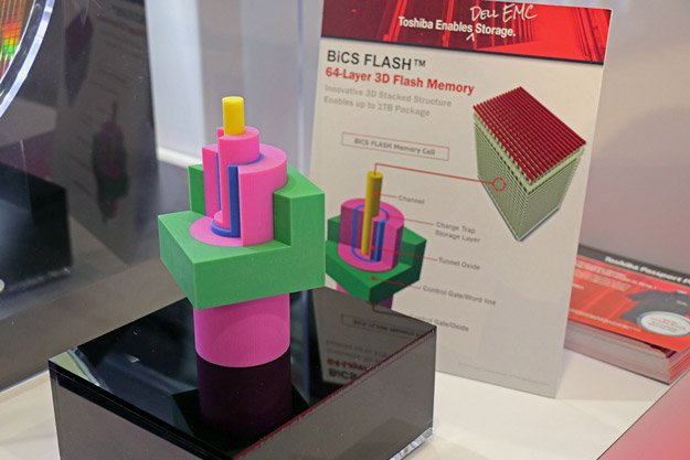 Toshiba předvedla 64vrstvé BiCS 3D NAND