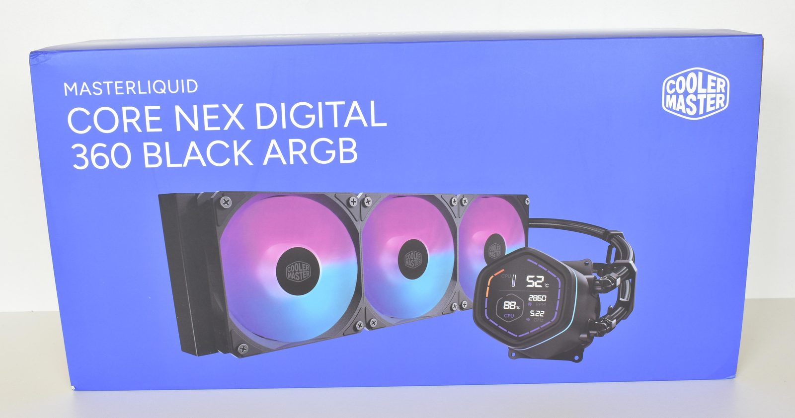 Cooler Master MasterLiquid Core Nex Digital 360 Black ARGB v testu
