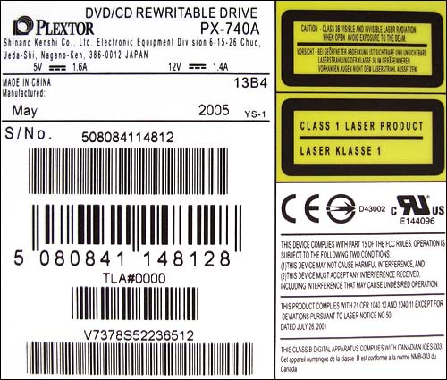 Plextor PX-740A se srdcem od BENQ