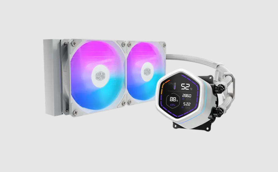 MasterLiquid Core Nex Digital 240mm v bílém provedení