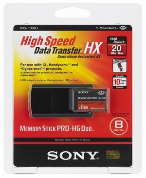 Sony přichází s rychlými kartami Memory Stick PRO-HG Duo HX