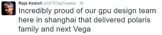 Raja Koduri s týmem AMD oslavil milník týkající se Vega 10