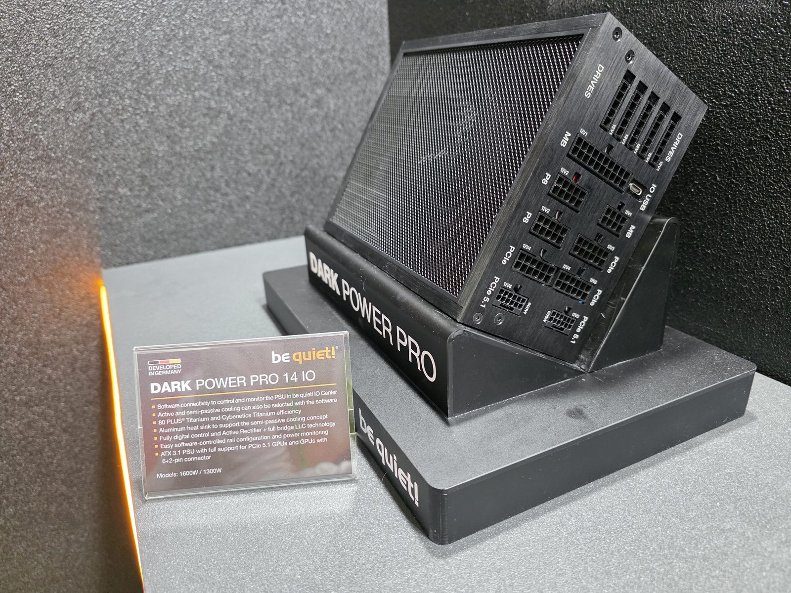 be quiet! na Computexu odhalilo vlajkový zdroj Dark Power Pro 14 IO