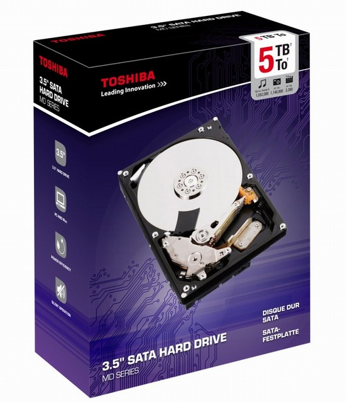 Toshiba uvádí 5TB desktopové disky