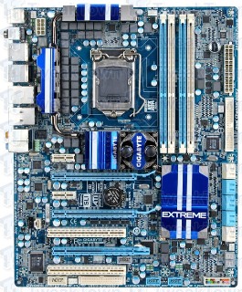 Gigabyte připravuje základní desku s čipem NVIDIA NF200 a čipsetem P55