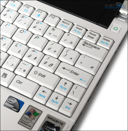 Gigabyte T1028X a M1022M: speciální netbooky