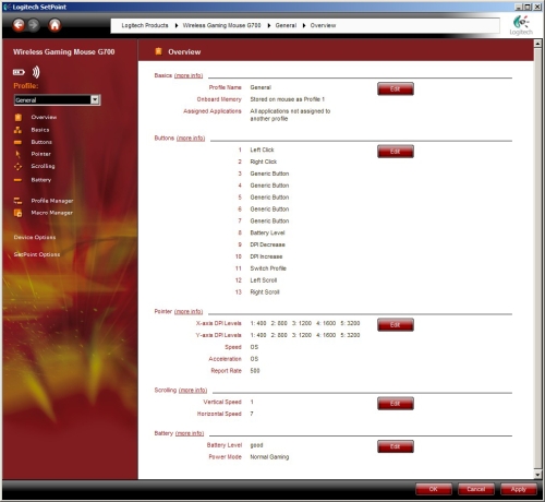 Logitech G700: bezdrátový hráč