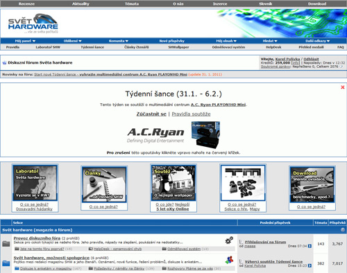 Týdenní šance s A.C. Ryan (31.1. - 6.2.)