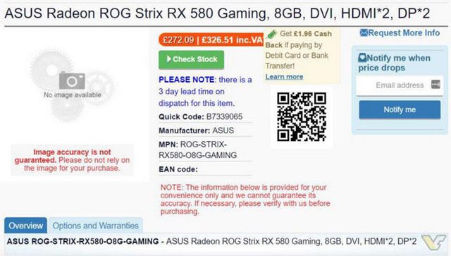 Radeony RX 500 se dostávají do nabídek obchodů včetně RX 550