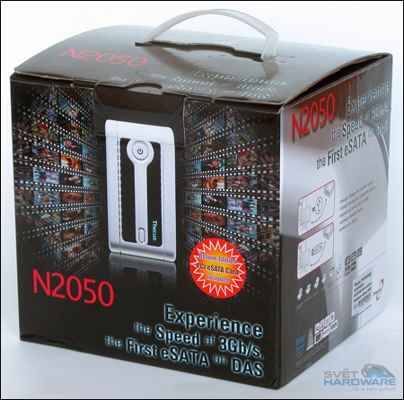 Thecus N2050 Deluxe Edition - eSATA v krabici