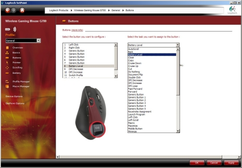 Logitech G700: bezdrátový hráč