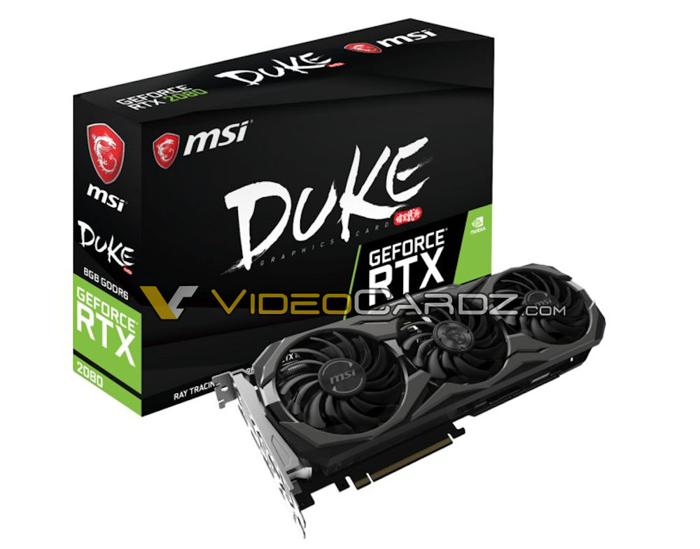 GeForce RTX 2000 ukazují firmy MSI, Asus, ZOTAC a další
