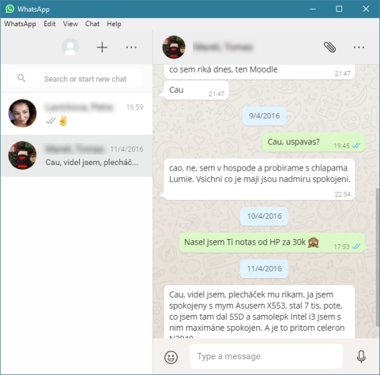 WhatsApp (konečně) míří do Windows a do OS X