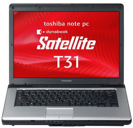 Toshiba Satellite T31 s operačním systémem Windows XP a Vista