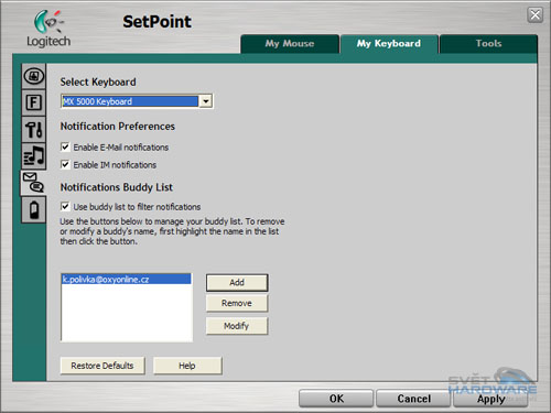 Logitech Cordless Desktop MX 5000 Laser