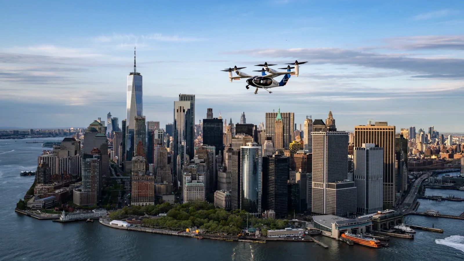 New York testuje elektrické taxi budoucnosti, eVTOL od Joby letěl z JFK