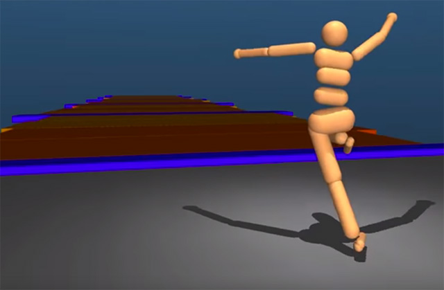 Google DeepMind se učí parkour