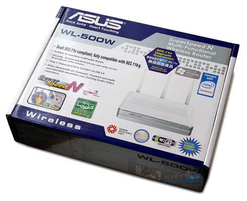 ASUS WL-500W: k WiFi ještě USB
