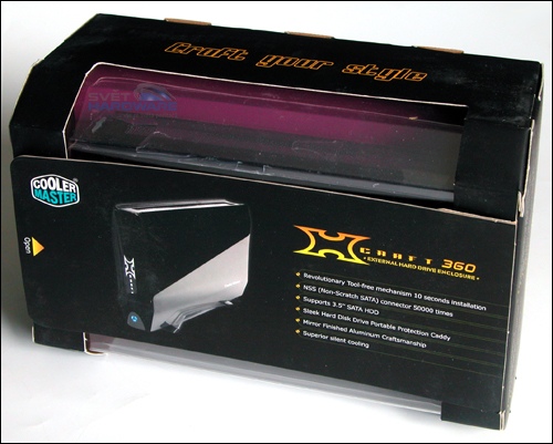 Cooler Master X Craft 360 - moderní HDD box