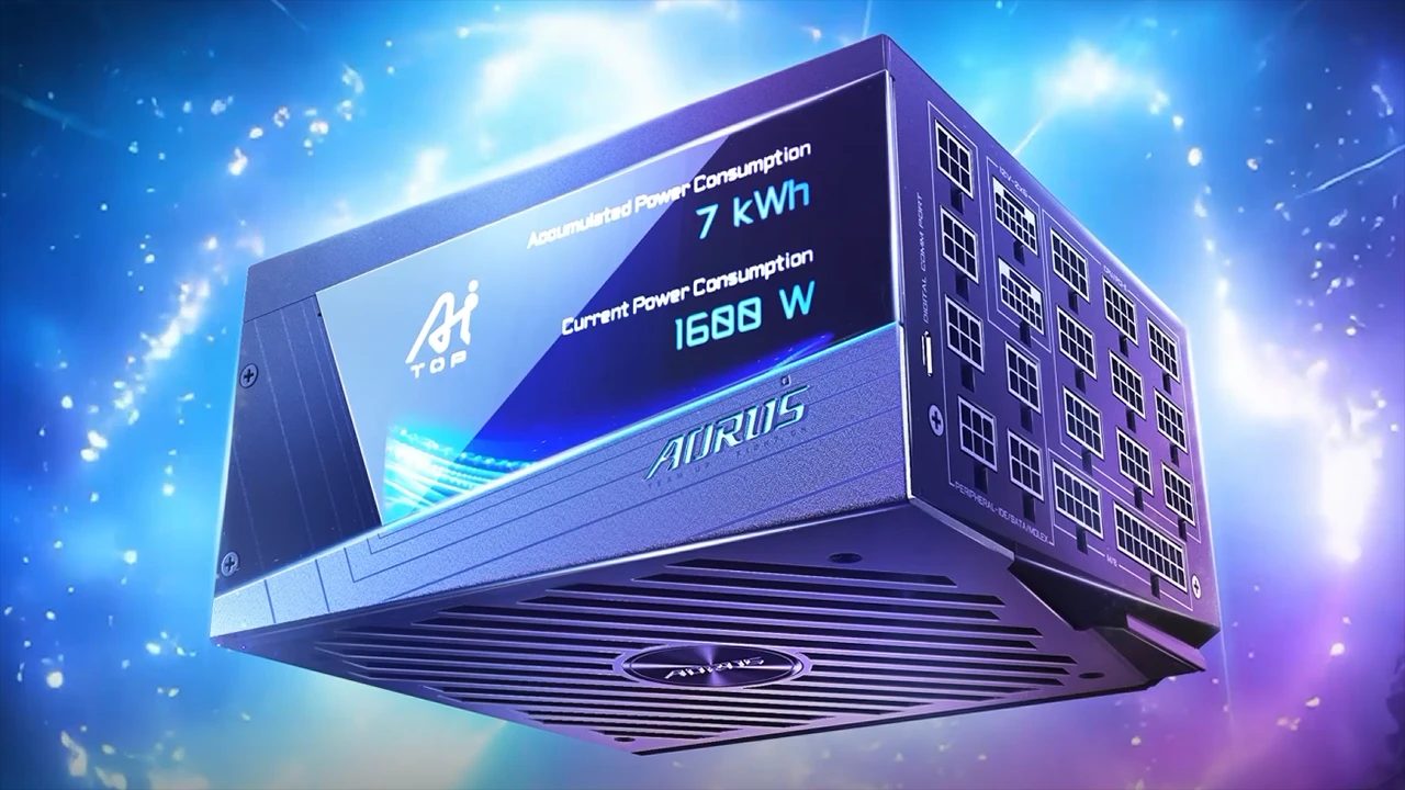 Gigabyte uvádí 1600W zdroj pro AI PC, zvládne čtyři 300W GPU
