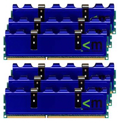 6× 2 GB DDR3 1600 MHz, to je 12GB kit od Mushkinu