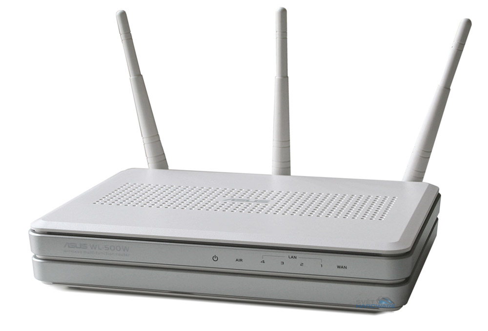 ASUS WL-500W: k WiFi ještě USB
