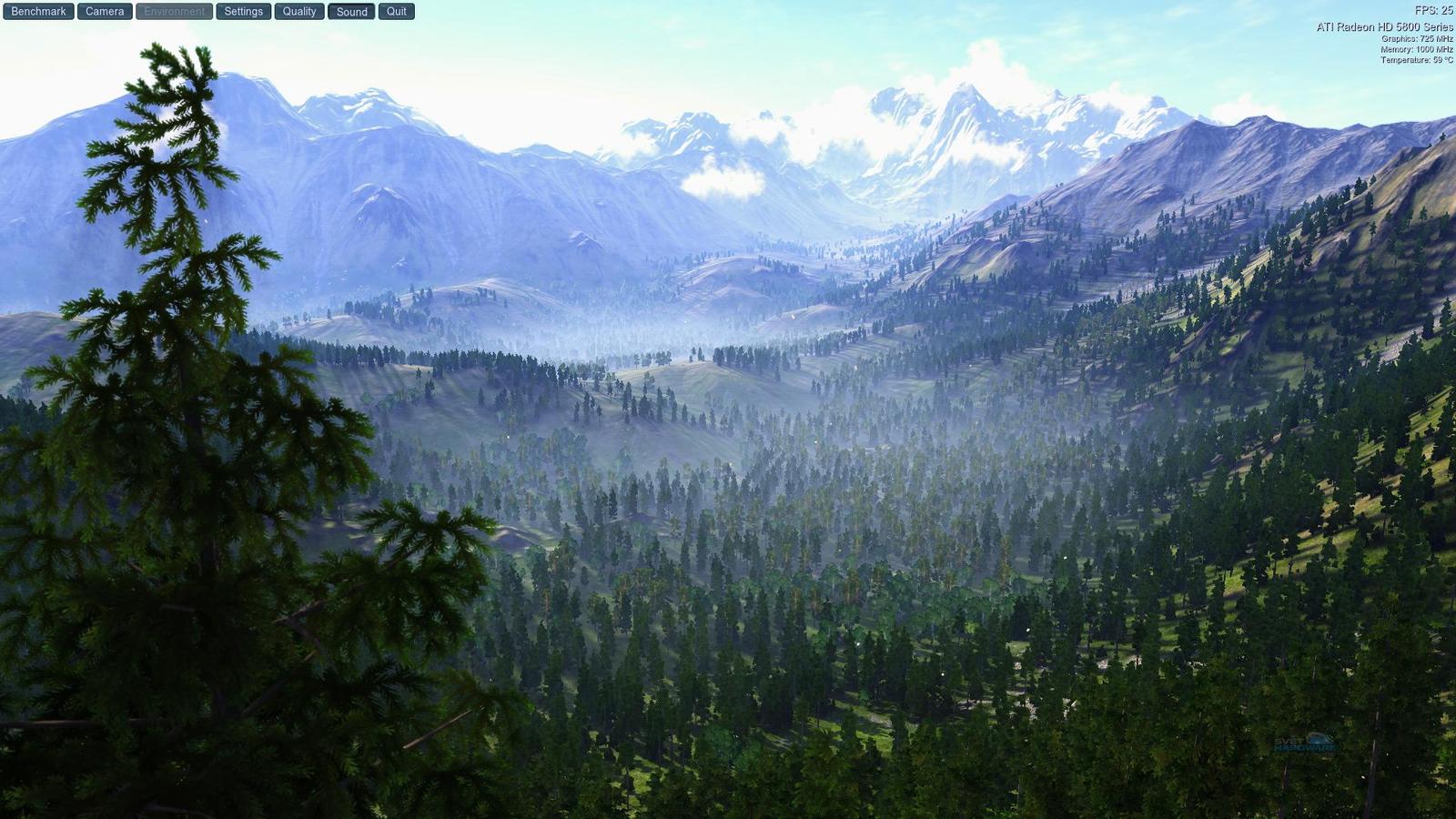 UNIGINE Valley: povedený benchmark