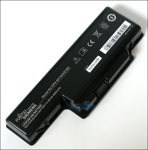 Test herních notebooků: Fujitsu Siemens AMILO Xi 3650