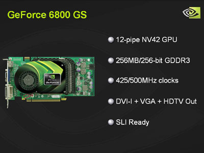 nVidia GeForce 6800GS - protiútok na pozice ATi