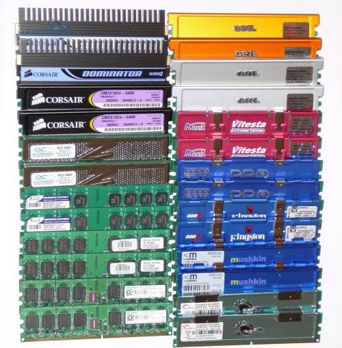 Megatest pamětí DDR2 800MHz 2x1GB - 3. část