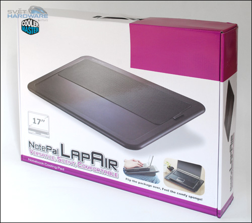 CM NotePal LapAir: chladivá i pohodlná