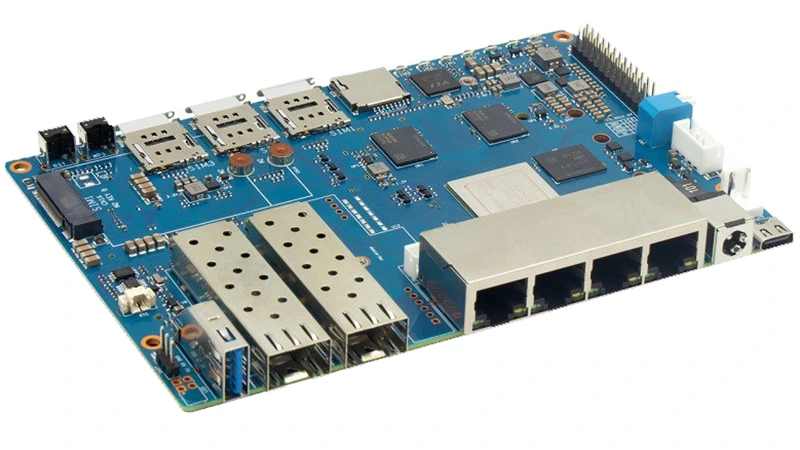Chcete si udělat vlastní router s 10GbE? Pomůže Banana Pi BPI-R4 s Wi-Fi 7 a 5G