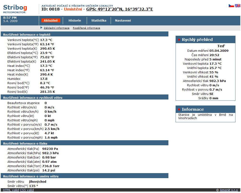 Stribog – meteorologem snadno a rychle