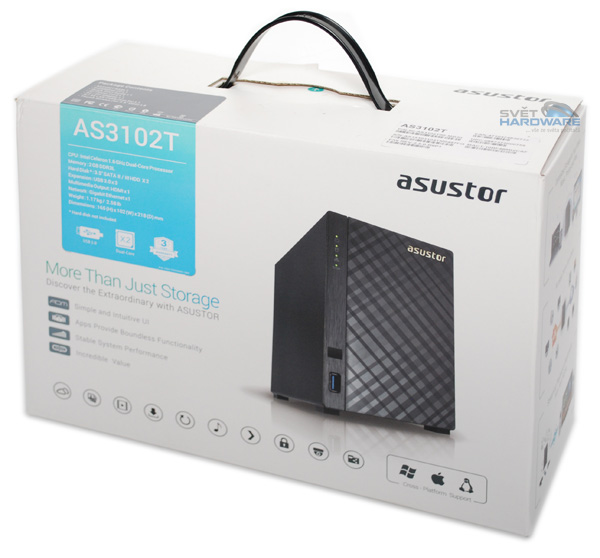 Asustor AS3102T: moderní a výkonný NAS