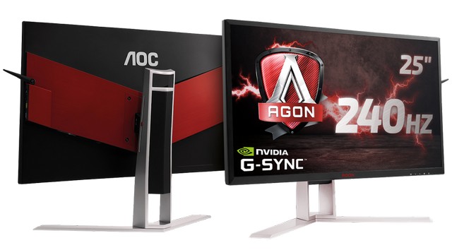 AOC AGON AG251FG přichází se 240Hz obnovovací frekvencí