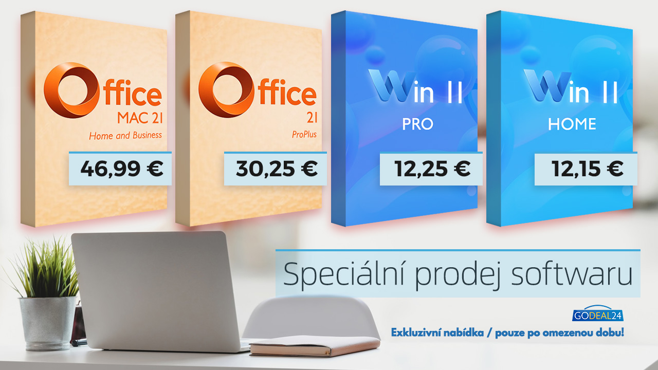 Microsoft Office 2021 Pro za 730 Kč a Windows 11 Pro za 290 Kč? Godeal24 spouští slevový Software Special Sale
