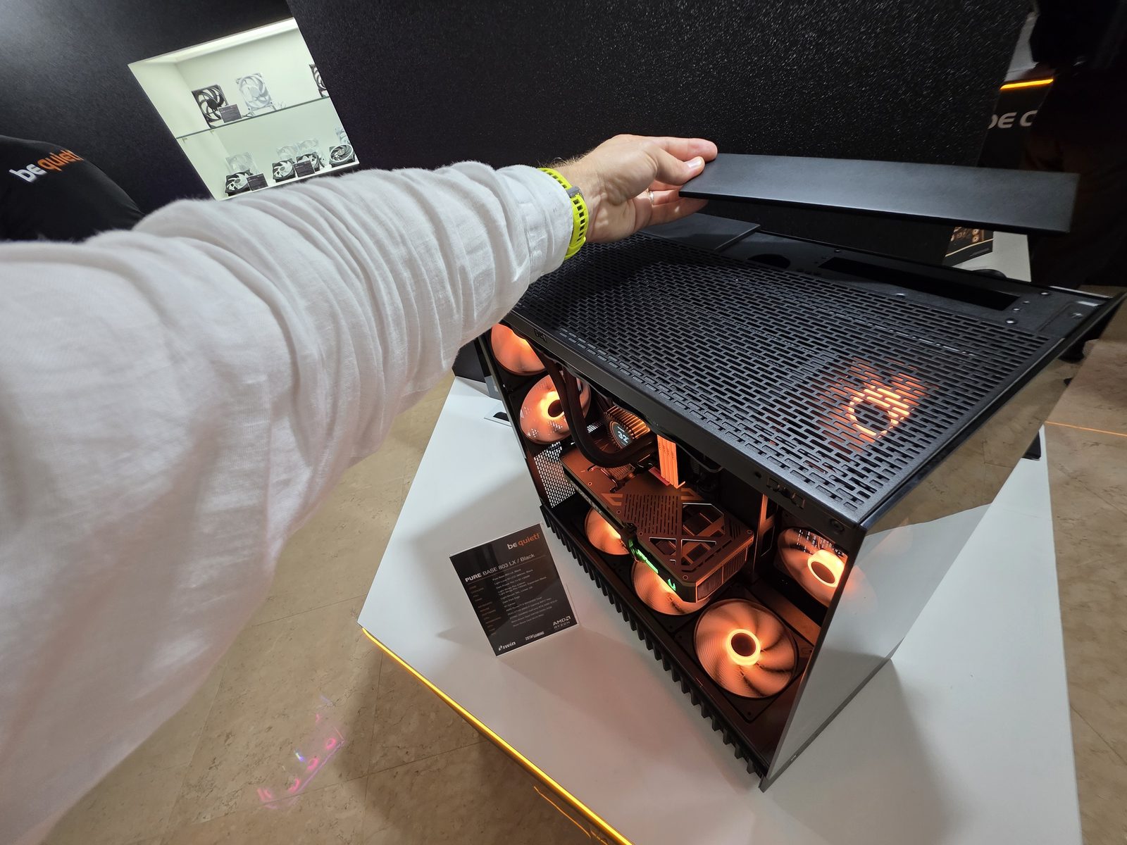 be quiet! ukázal na Computexu prototypy skříní Pure Base 803