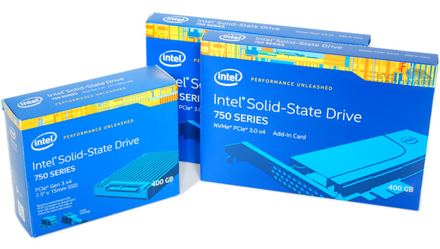 Intel SSD 750: 4,7 GB/s v zapojení RAID 0