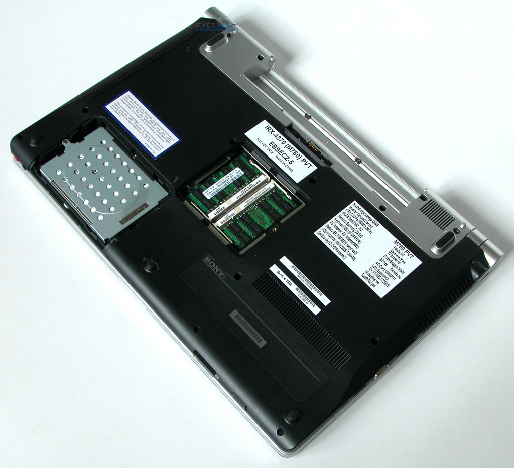 Test herních notebooků: Sony VAIO FW11S