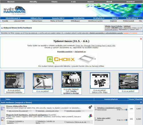 Týdenní šance s Choiix (31.5. - 6.6.)