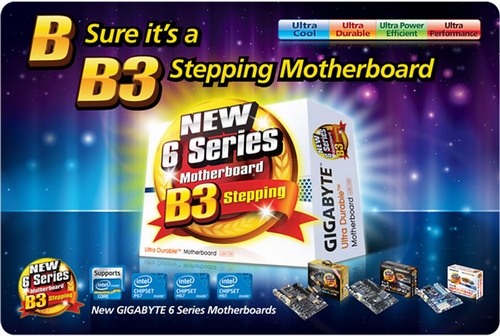 Gigabyte uvádí na trh opravené desky 6 Series