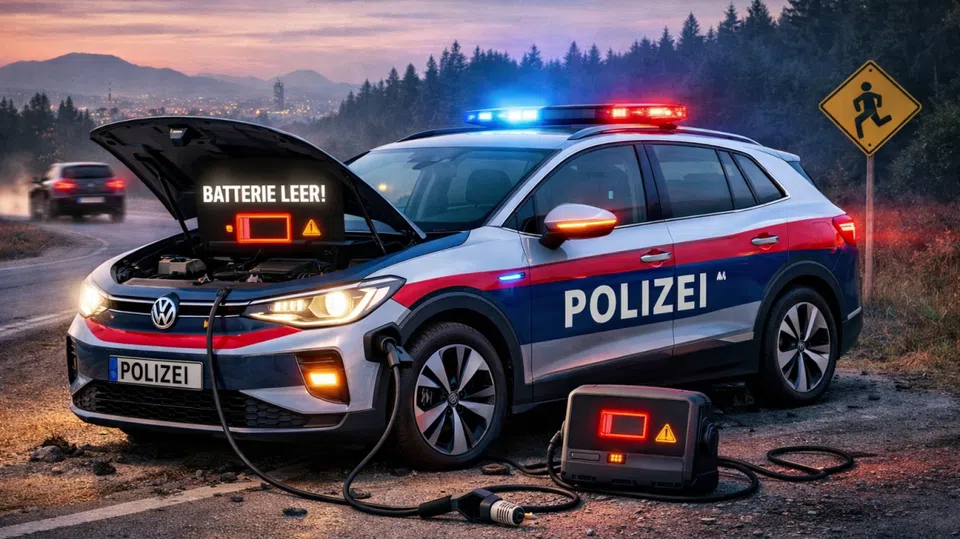 Policejní auto bez energie (AI)
