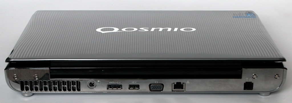 Test herních notebooků: Toshiba Qosmio F50