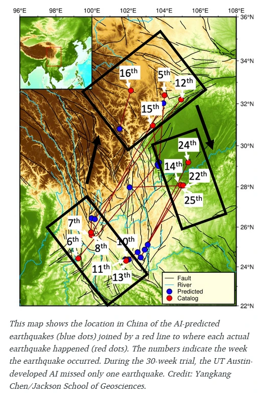 AI předvídá "nepředvídatelné": 70% úspěšnost v predikci zemětřesení