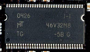 Crucial Ballistix PC3200 DDR400, 2x512MB, dual channel