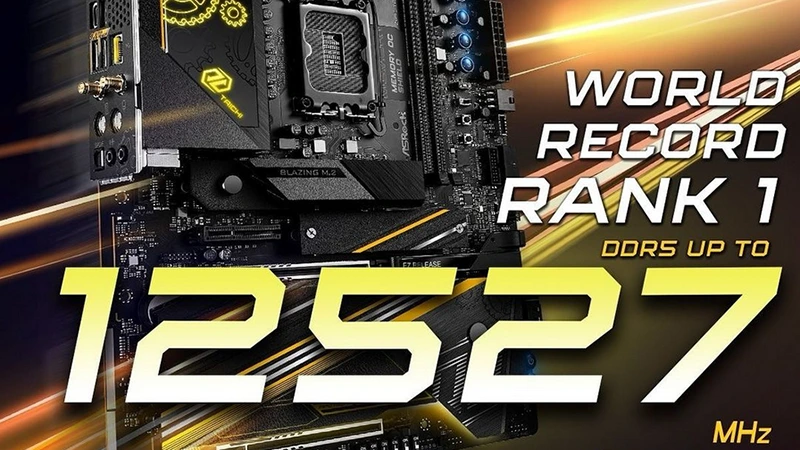 Nový rekord v rychlosti pamětí DDR5: V-Color CUDIMM rozběhány na DDR5-12527